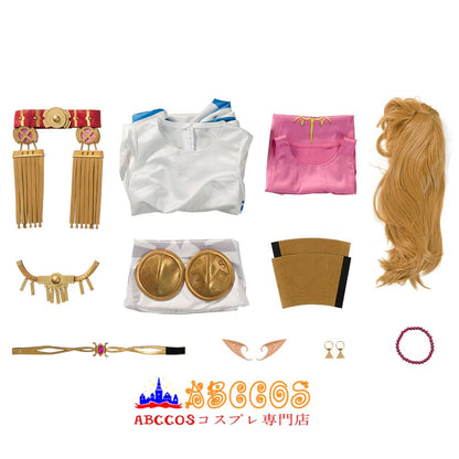 Super Smash Bros. Princess Zelda Cosplay Costume - ABCCoser