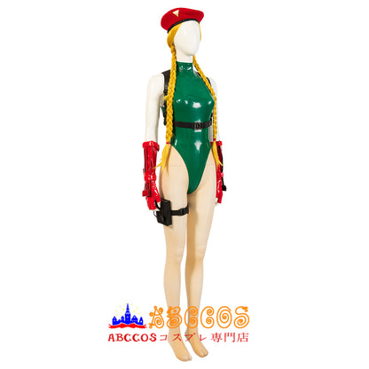 Street Fighter - Cammy White Green Cosplay Costume - ABCCoser