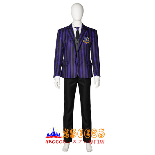 Wednesday purple boys school uniform - ABCCoser
